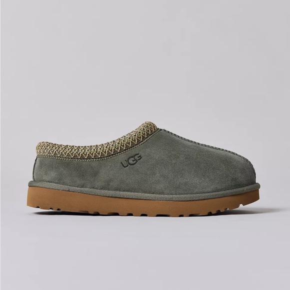 UGG Womens Tasman Slippers Moss Green - Picture 2 of 6